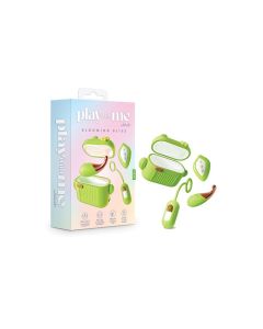 Blush Play with Me Blooming Bliss Remote Controlled Vibrating Kit - Green