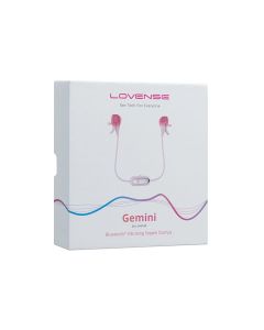 Lovense Gemini – Vibrating Nipple Clamps | App‑Controlled Dual‑Point Stimulation, Pink
