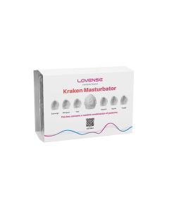 Lovense Kraken Egg 6‑Pack – Textured Disposable Stroker Eggs | Stretchy, Single‑Use, White