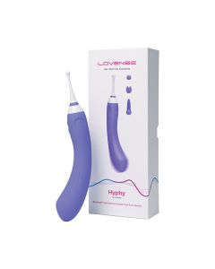 Lovense Hyphy – Hi‑Frequency Stimulator | Dual‑Tip Precision Vibrator, Purple