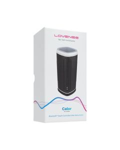 Lovense Calor &ndash; Compact Heating App‑Controlled Masturbator | Adjustable Compression & Warming, Black