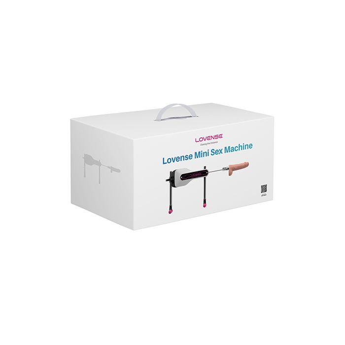 Lovense Mini Sex Machine – Compact Thrusting Machine | App‑Controlled Power, White