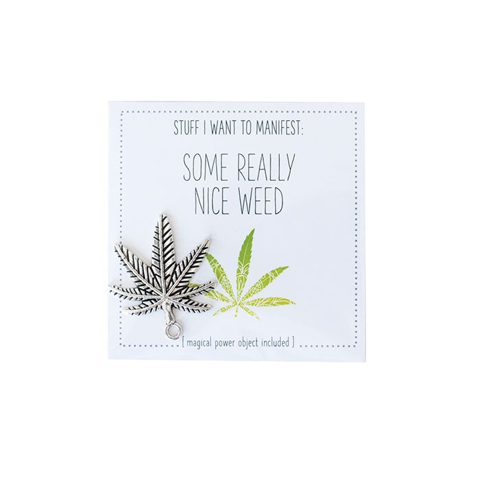 Warm Human Some Really Nice Weed Mini Card & Charm